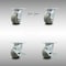 Service Caster 4 Inch SS Thermoplastic Caster Set with Roller Bearing 2 Swivel Lock 2 Brake SCC SCC-SS30S420-TPRRD-BSL-2-TLB-2 - alternate 1